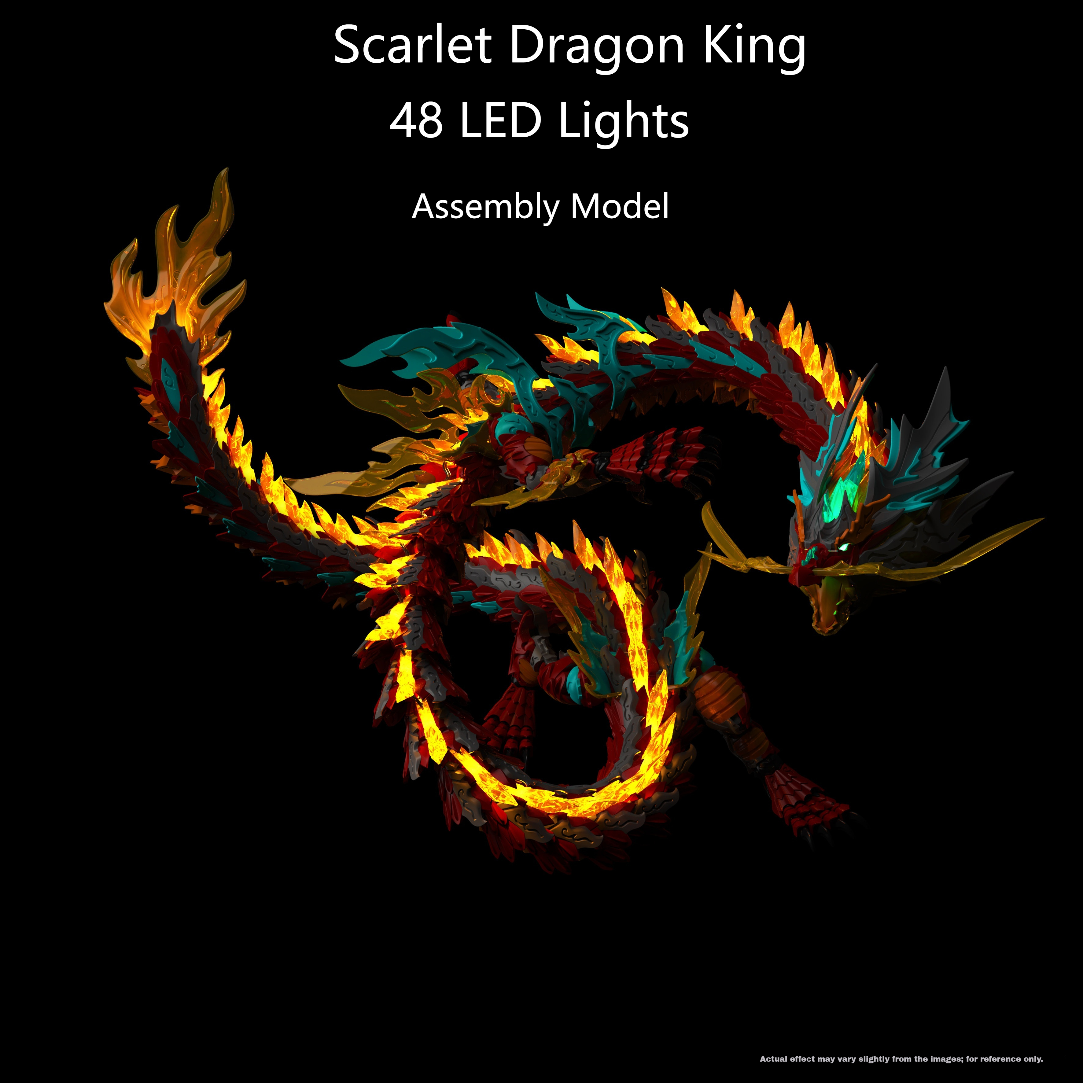 Model Kit Motor Nuclear - 【Dragon Raja】Zl0001 Scarlet Dragon King Remote-Controlled