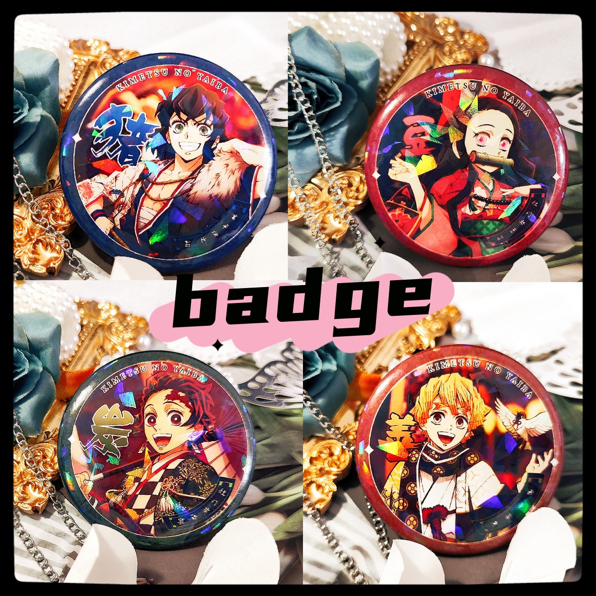 Model Kit Demon Slayer - demon slayer Baji peripheral badge cosplay