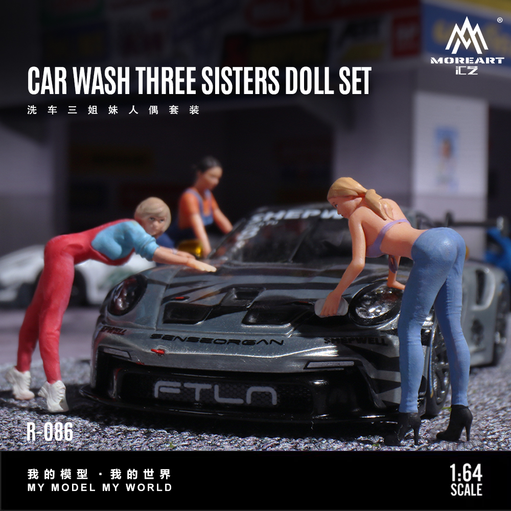 Model Kit Cars - More Art 1:64 Three Sisters Car