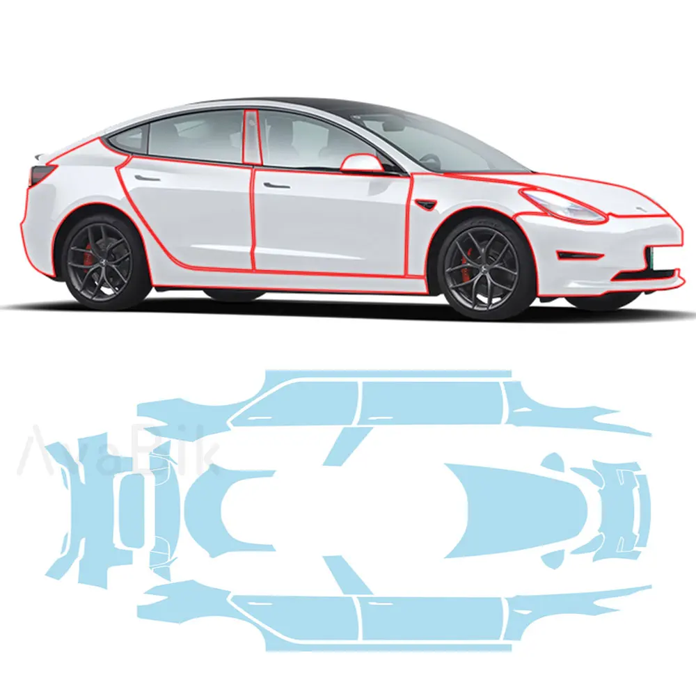 Model Kit Cars - TPU Car Body Protective Film for