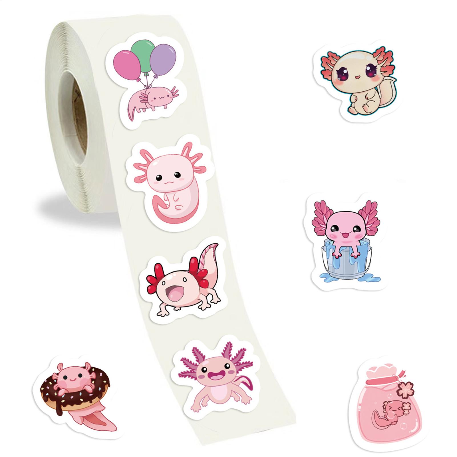 Waterslide Decal Paper - New 500-Sheet Axolotl Stickers Roll Waterproof