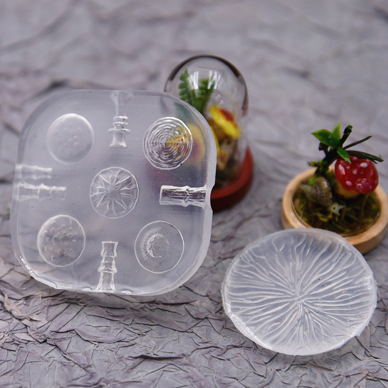 Model Kit Tool - 2pcs/set Mini Mushroom Silicone Mold Ultra-light
