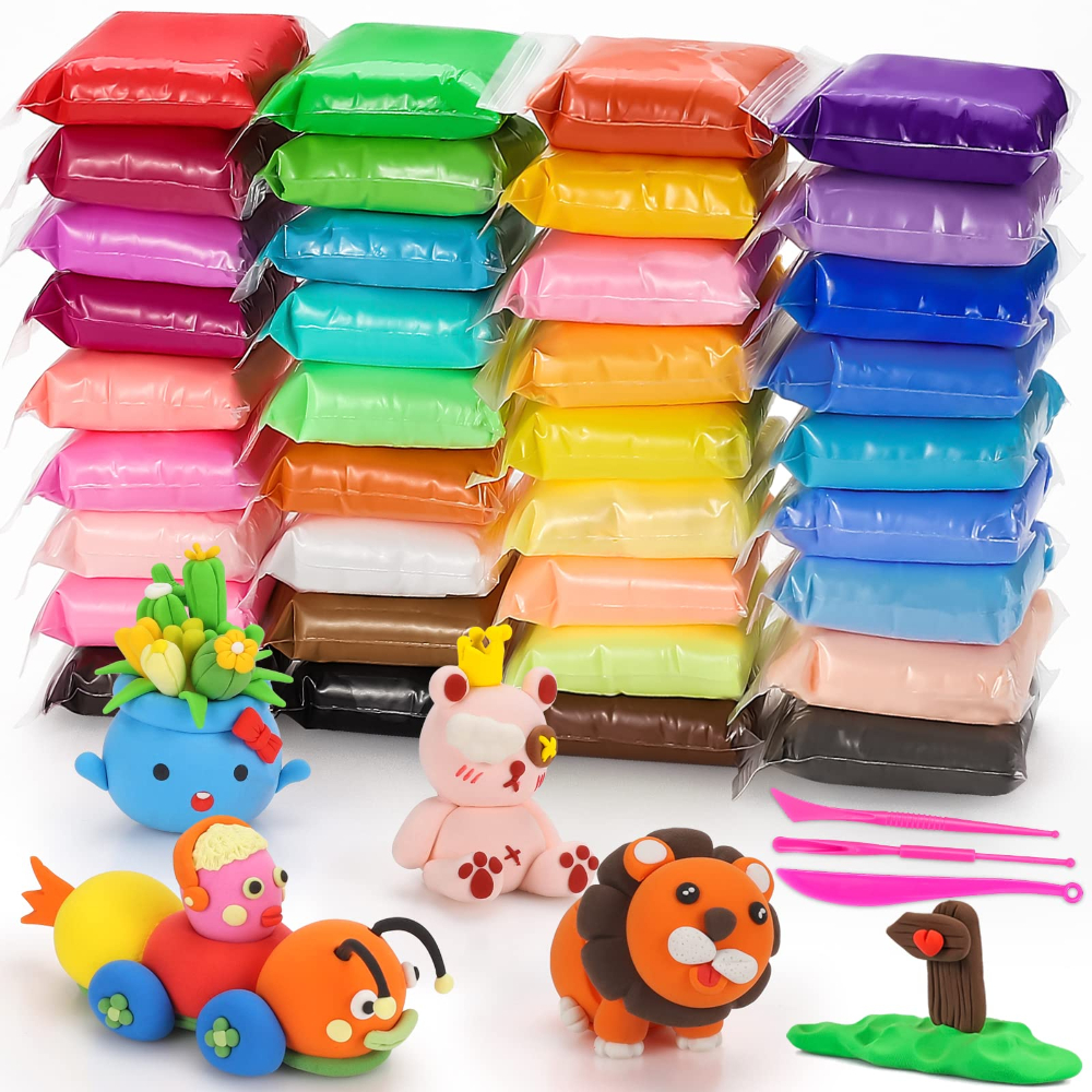 Model Kit Tool - Air Dry Modeling Clay Kit Soft