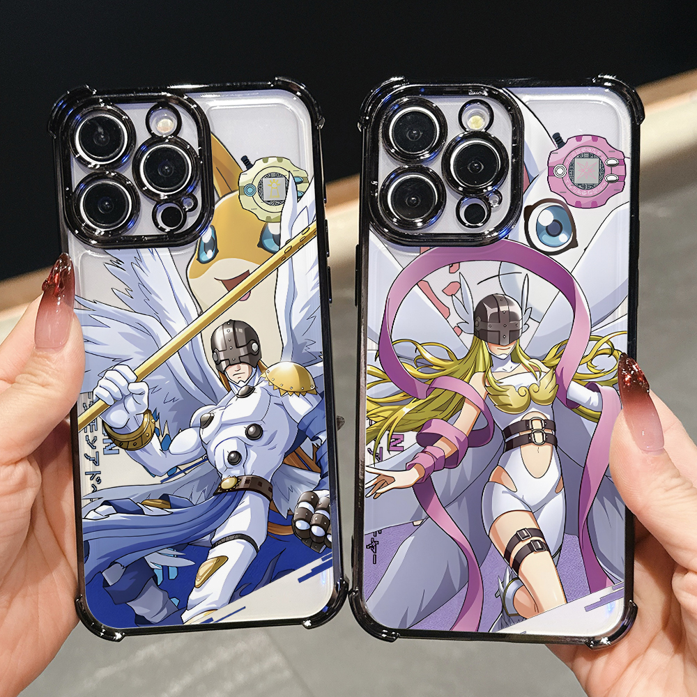 Model Kit Digimon - Digimon Angemon Gabumon Phone Case for