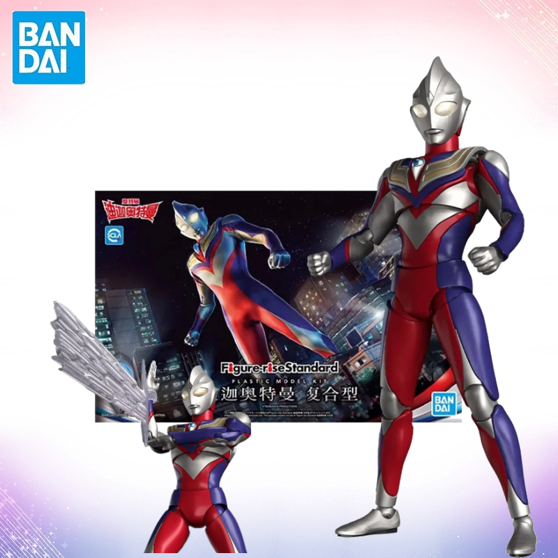 Model Kit Ultraman Tiga - Bandai Original Genuine Figure Ultraman Model