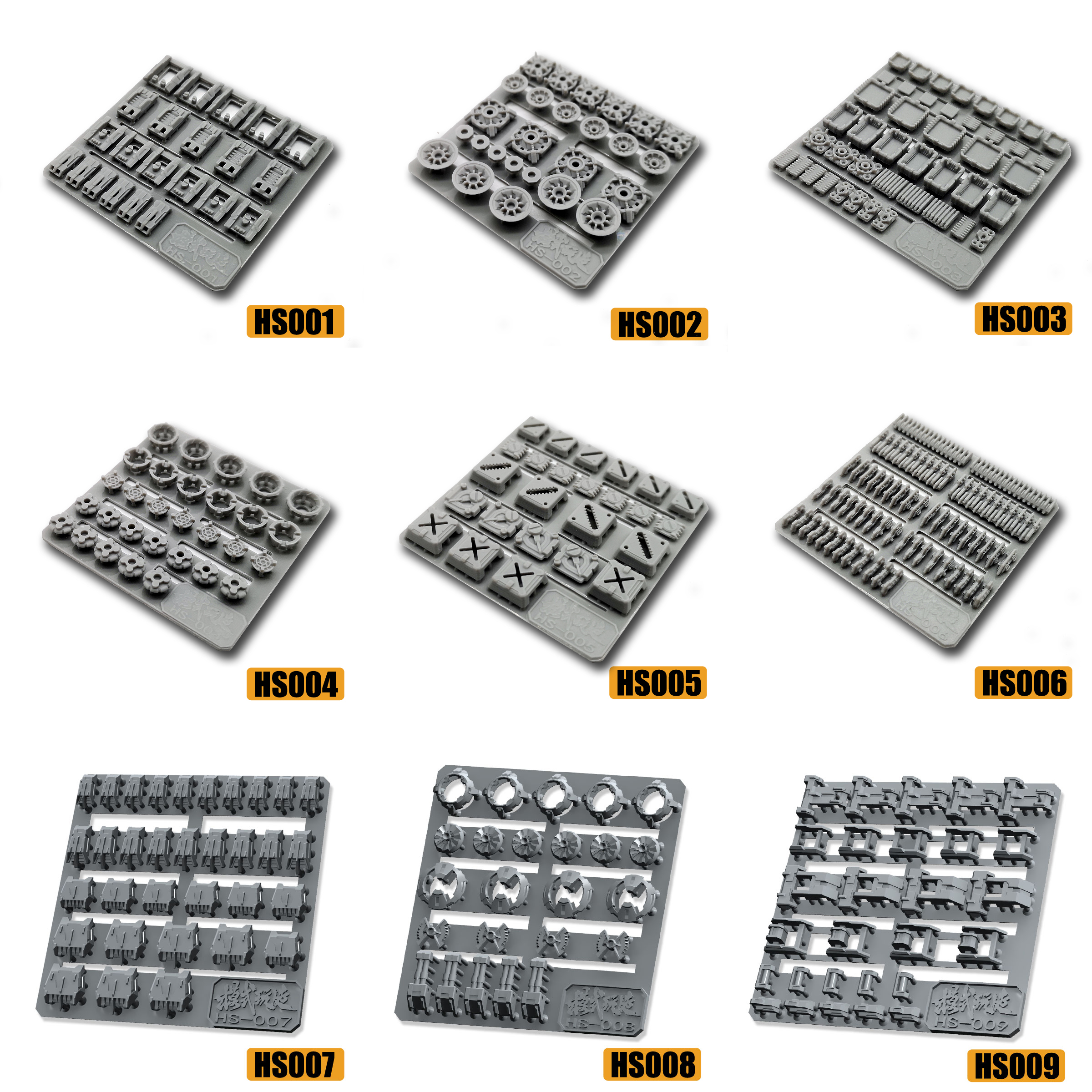 Model Kit Gundam Wing - MSWZ Model Detail Up Upgrade Parts
