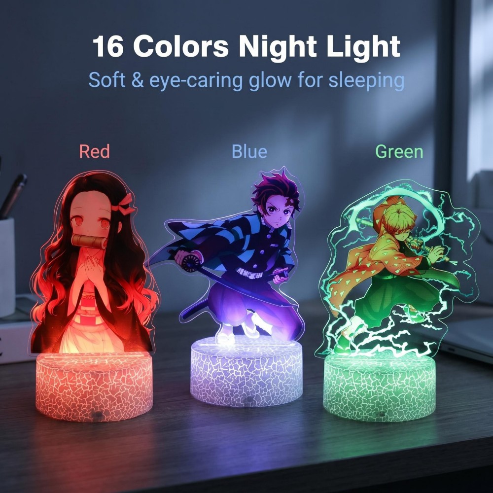 Model Kit Demon Slayer - Anime Figure Tanjiro Merch 3D Lamp