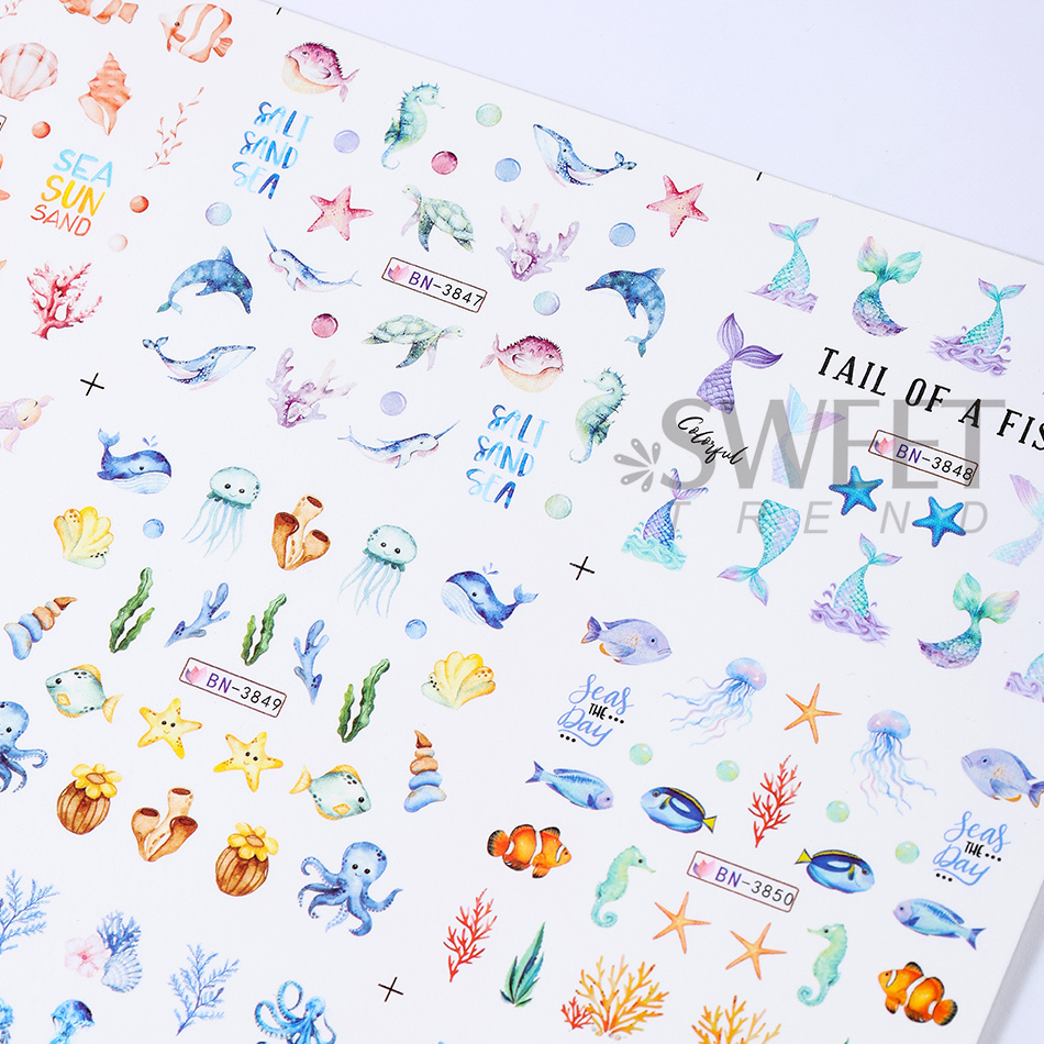 12 Designs Summer Ocean Theme  - Waterslide Decal Paper recensie en prijs