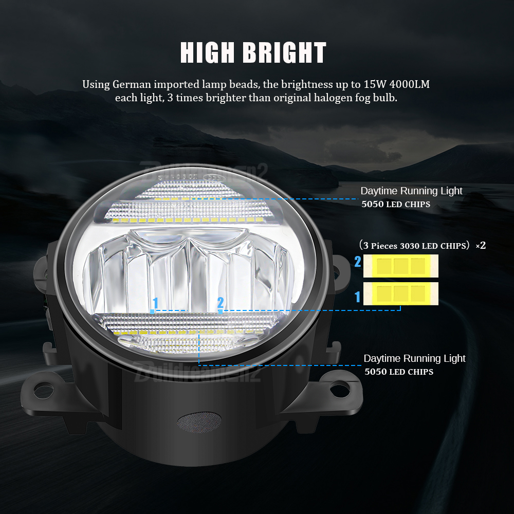 30W Car Front Bumper LED Fog L - Model Kit Land Rover recensie en prijs