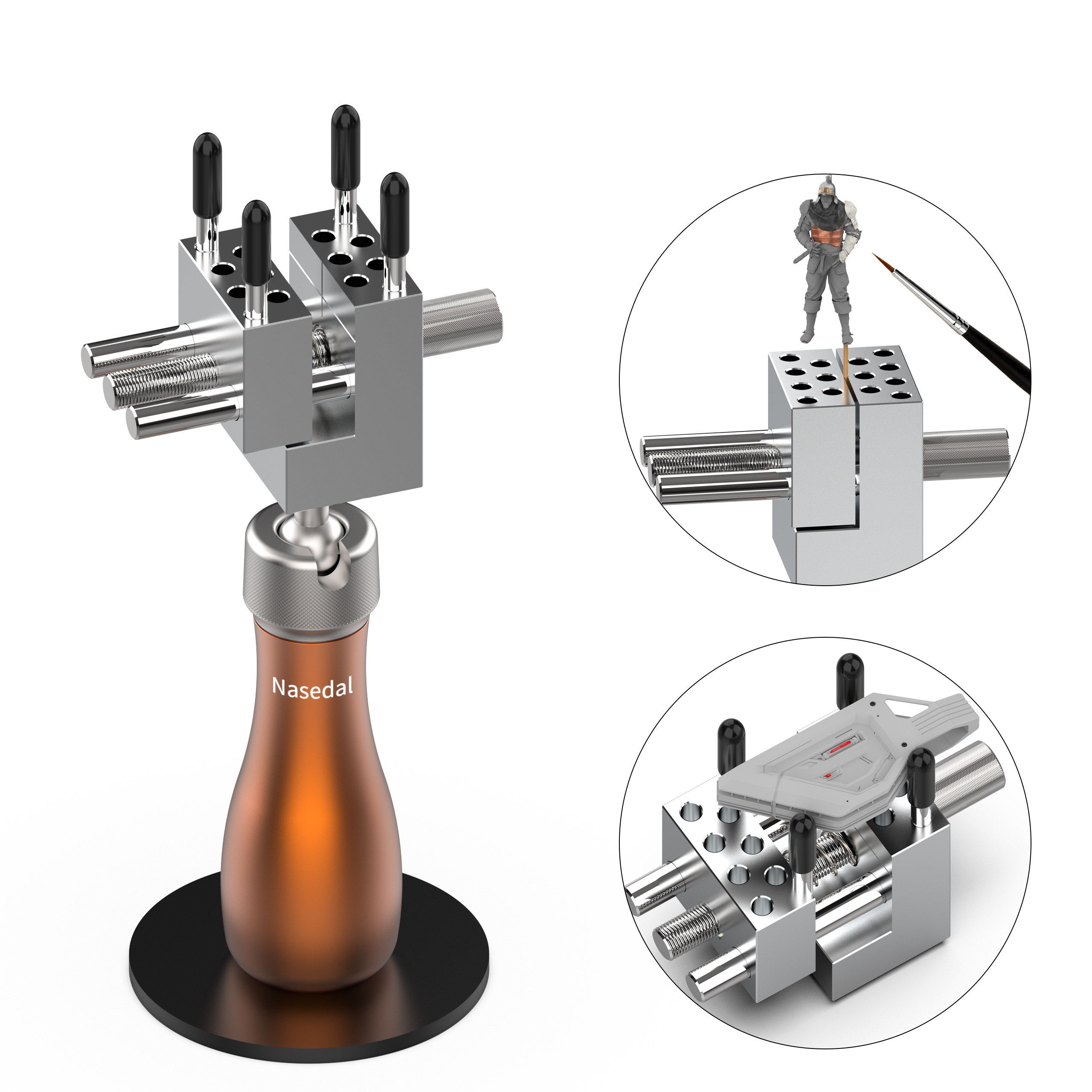 Nasedal Handheld Mini Vise Por - Model Kit Paint Set recensie en prijs
