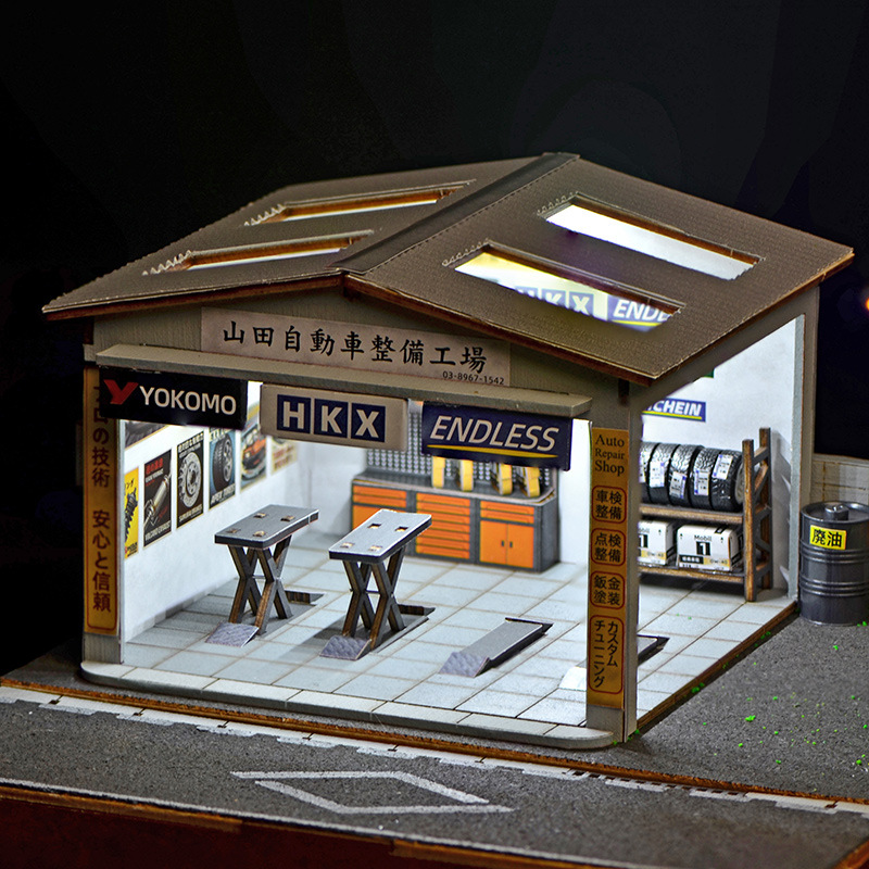 1:64 Scale DIY Auto Repair Sho - Model Kit Cars recensie en prijs
