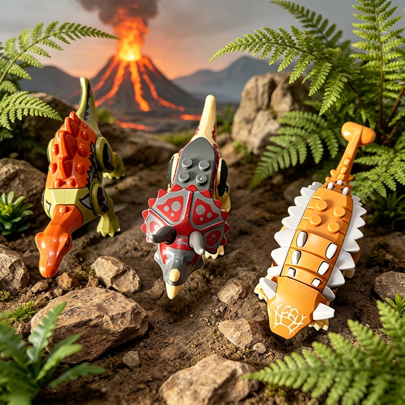 Mini Jurassic Dinosaurs World  - Model Kit Dinosaur Bandai recensie en prijs