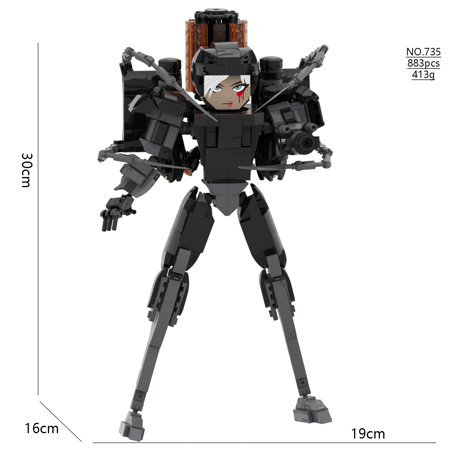 Skibidi Toilet GMAN2.0 TV Man  - Model Kit Titanic recensie en prijs