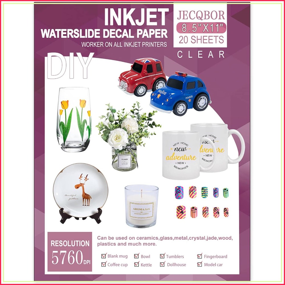 20 Sheets Clear Waterslide Dec - Waterslide Decal Paper recensie en prijs