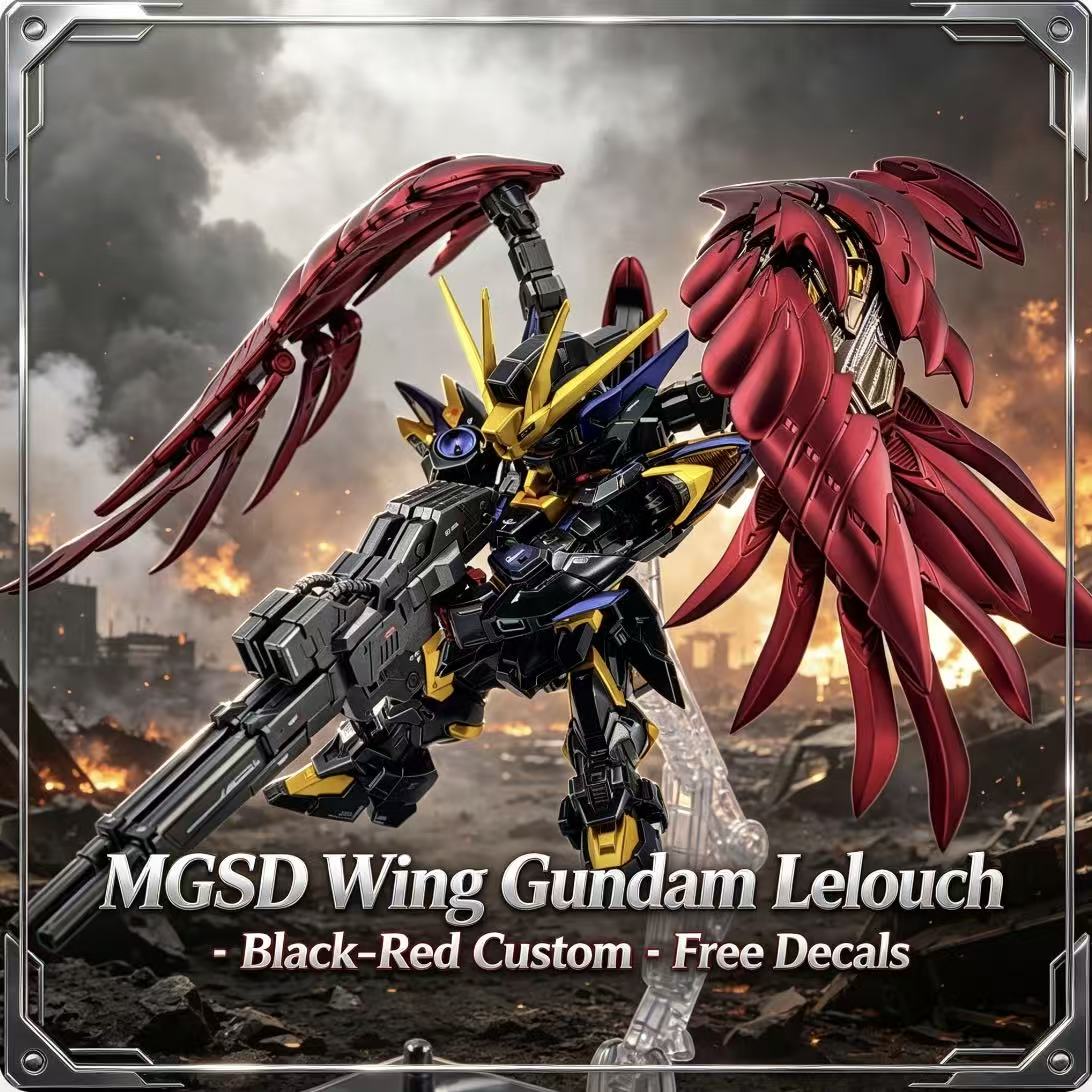 MGSD Wing Lelouch Color Scheme - Model Kit Gundam Wing recensie en prijs