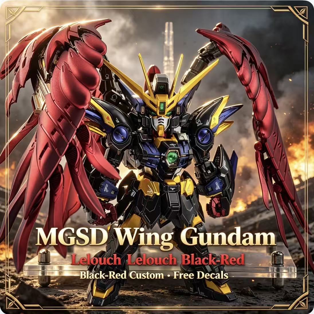 MGSD Wing Lelouch Color Scheme - Model Kit Gundam Wing recensie en prijs