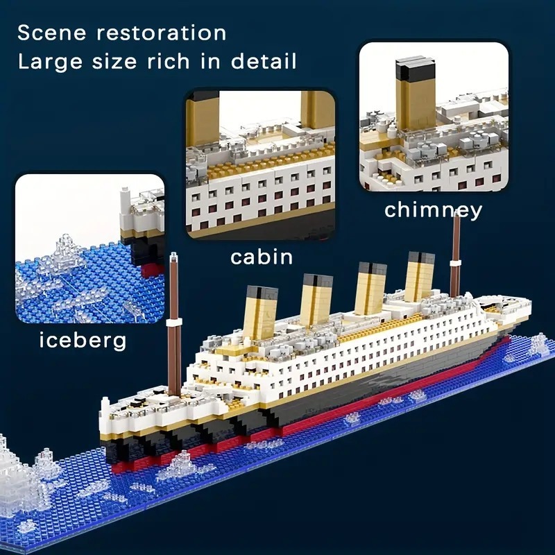 Titanic Micro Building Blocks  - Model Kit Titanic recensie en prijs