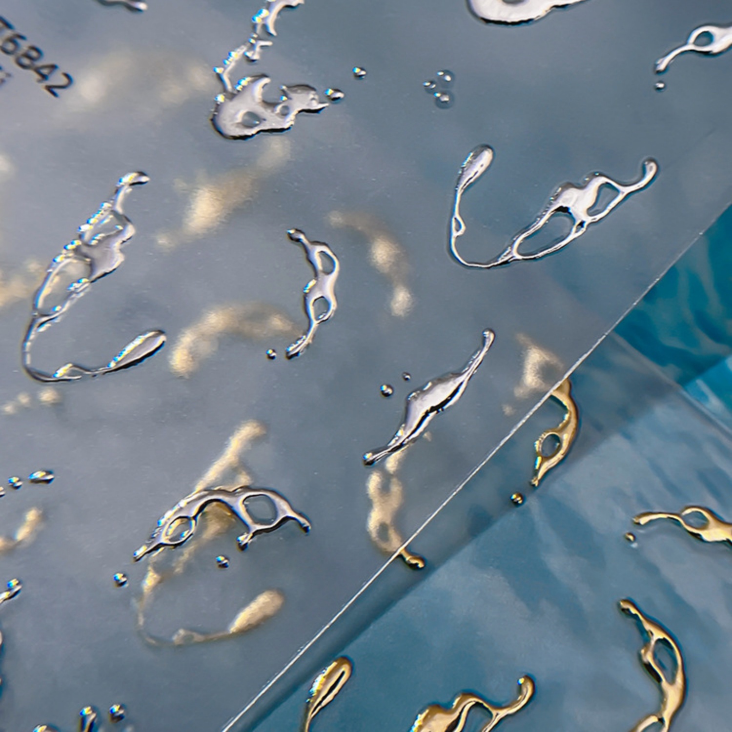 Gold Foil Water Splash 5D Nail - Waterslide Decal Paper recensie en prijs