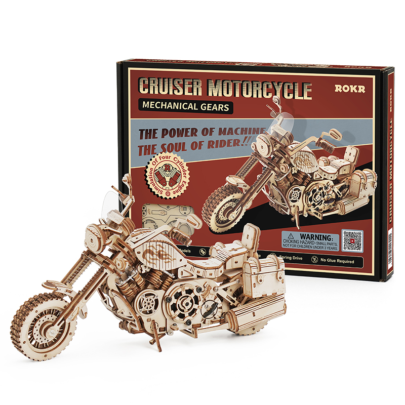 Robotime Motorcycle Puzzle 3D  - Model Kit Motor Nuclear recensie en prijs