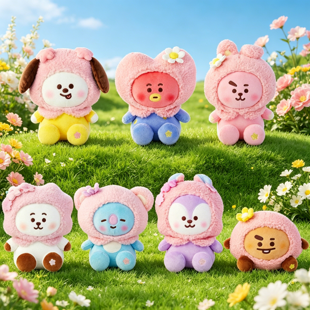 KPOP BT21 Cherry Blossom Serie - Model Kit Mobil recensie en prijs