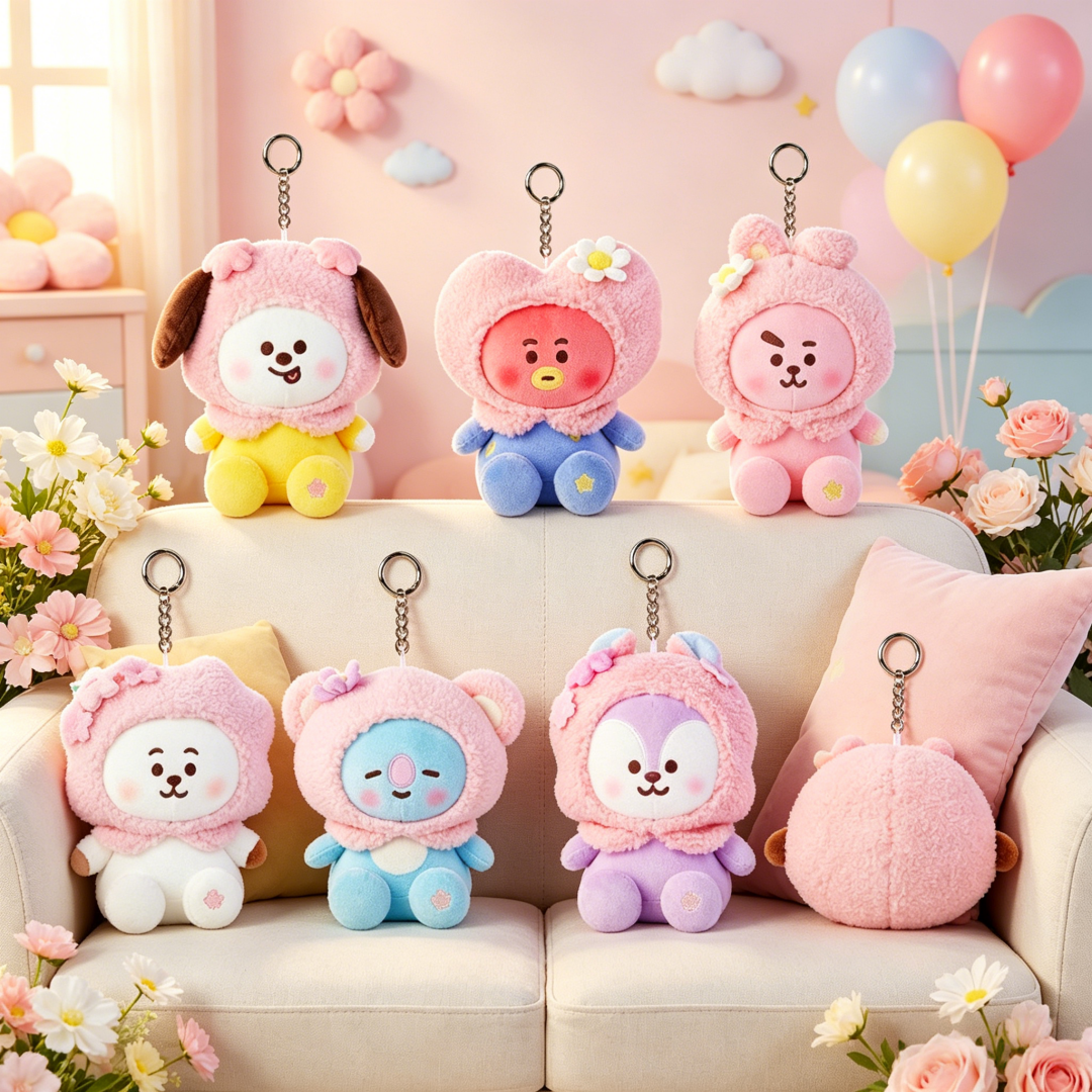 KPOP BT21 Cherry Blossom Serie - Model Kit Mobil recensie en prijs