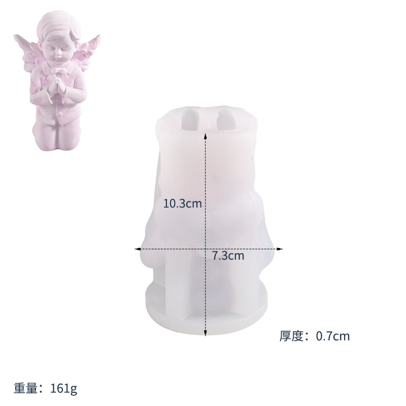 Rose Angel Candle Silicone Mol - Model Kit Cement recensie en prijs