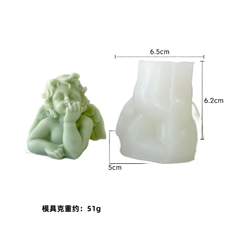 Rose Angel Candle Silicone Mol - Model Kit Cement recensie en prijs