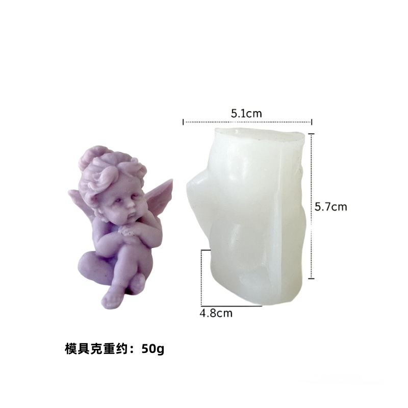 Rose Angel Candle Silicone Mol - Model Kit Cement recensie en prijs