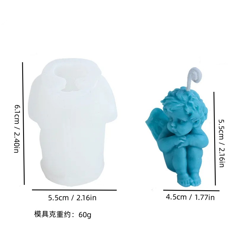 Rose Angel Candle Silicone Mol - Model Kit Cement recensie en prijs