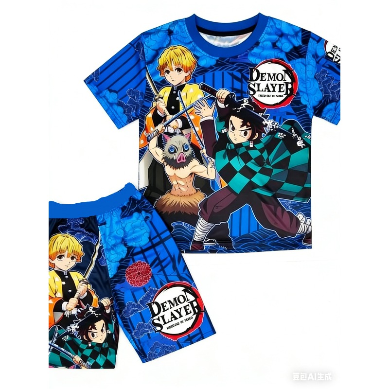 Demon Slayer Kids T-shirt Shor - Model Kit Demon Slayer recensie en prijs