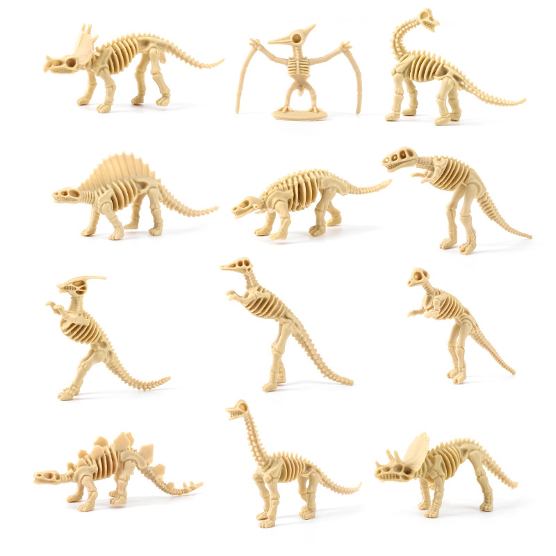 12pcs Dinosaur Toys Fossil Ske - Model Kit Dinosaur Bandai recensie en prijs