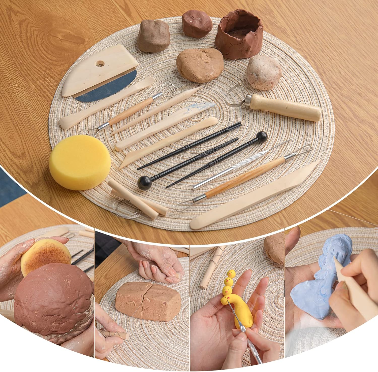 Pottery Tool Kit, 17pcs Polyme - Model Kit Tool recensie en prijs