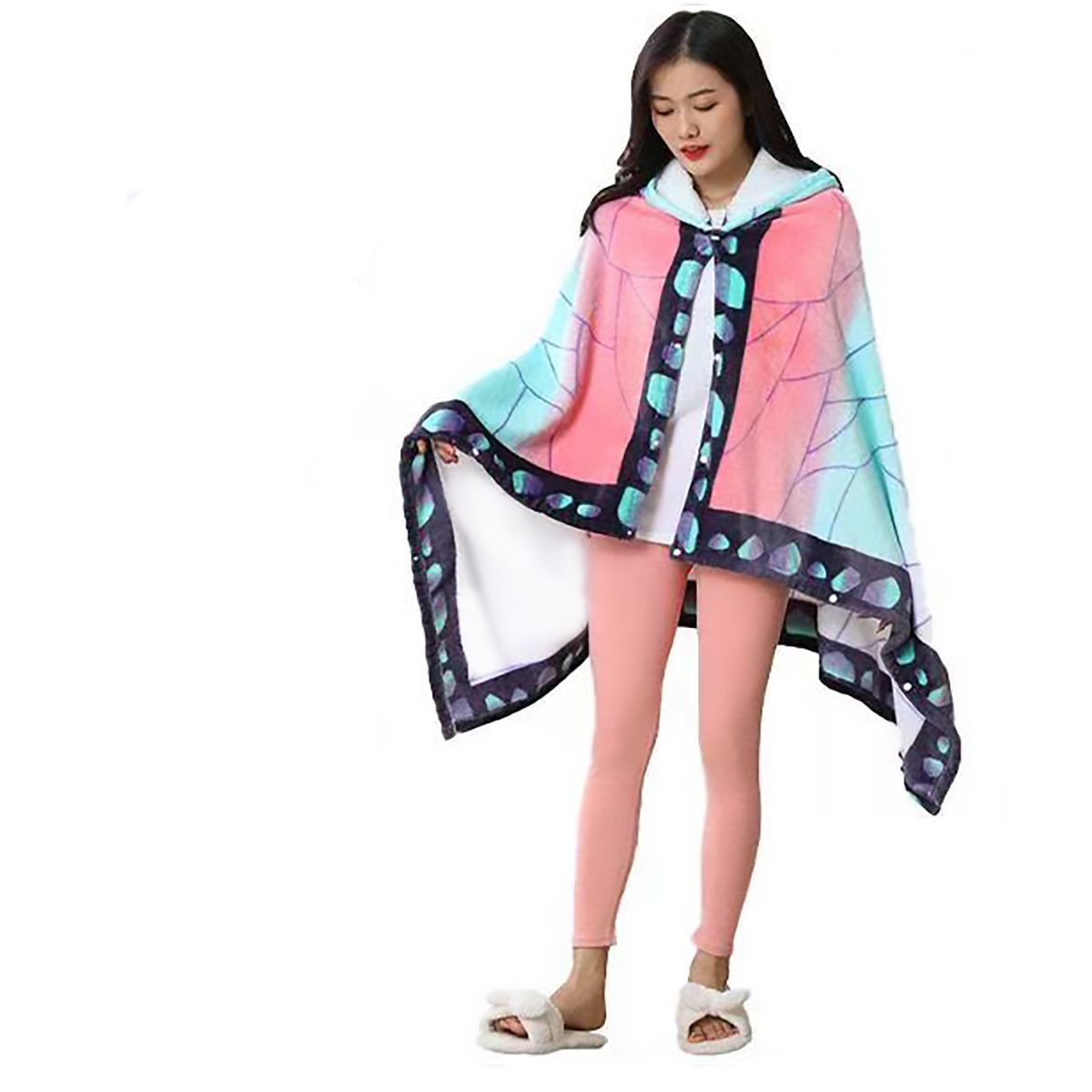 Anime Flannel Blanket Hoodie S - Model Kit Demon Slayer recensie en prijs
