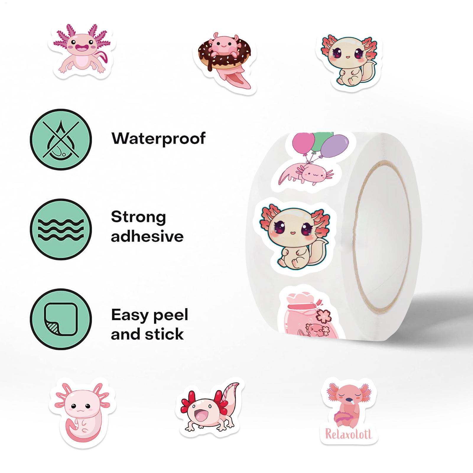 New 500-Sheet Axolotl Stickers - Waterslide Decal Paper recensie en prijs