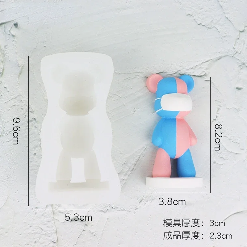 3D Cartoon Bear Candle Silicon - Model Kit Cement recensie en prijs