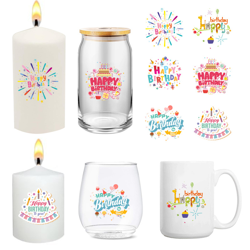 Birthday Candle Stickers Water - Waterslide Decal Paper recensie en prijs