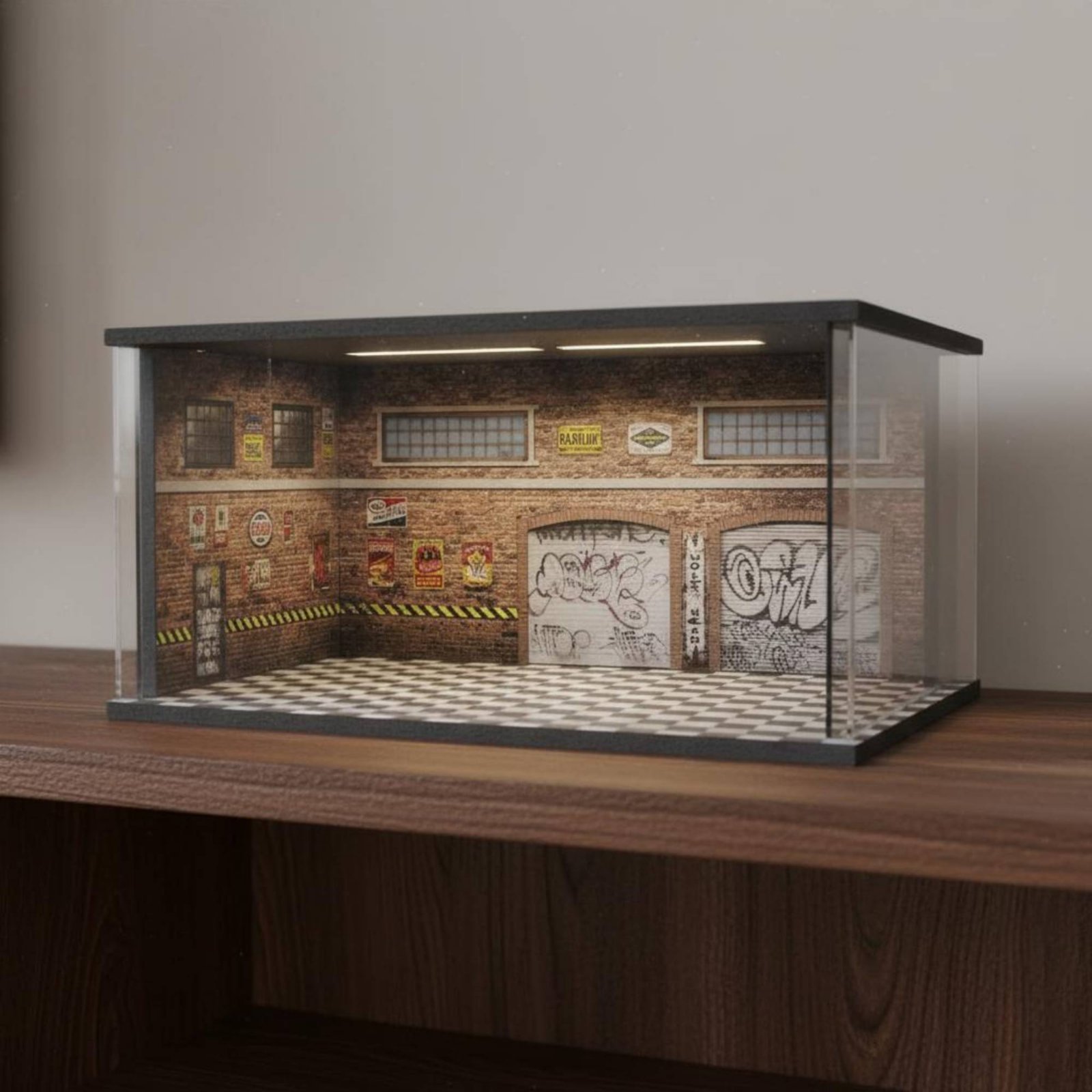 Lighted Car Repair Shop Model  - Model Kit Cars recensie en prijs