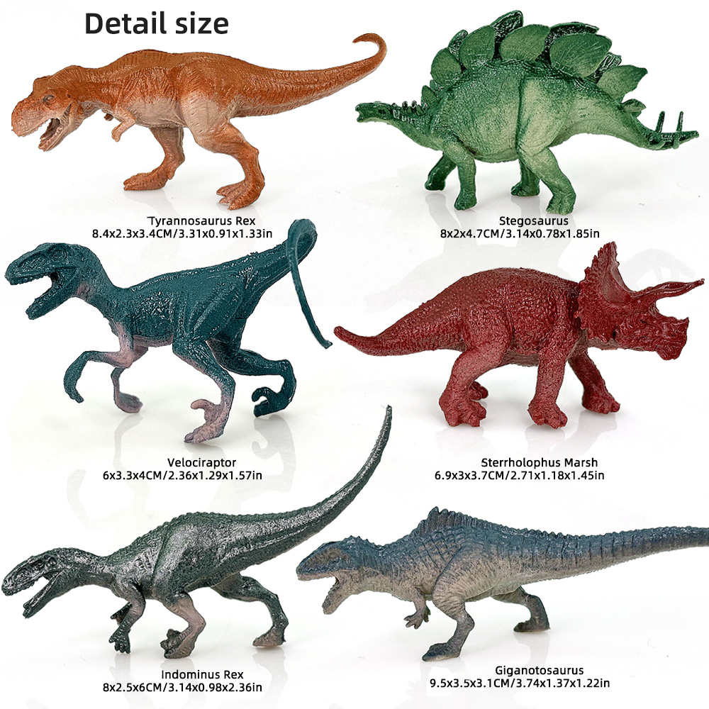 6Pcs/Set Dinosaur Toy Simulati - Model Kit Dinosaur Bandai recensie en prijs