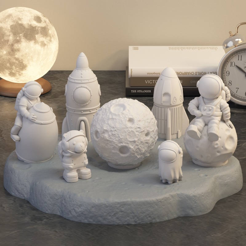 3D Space Astronaut Silicone Ca - Model Kit Cement recensie en prijs