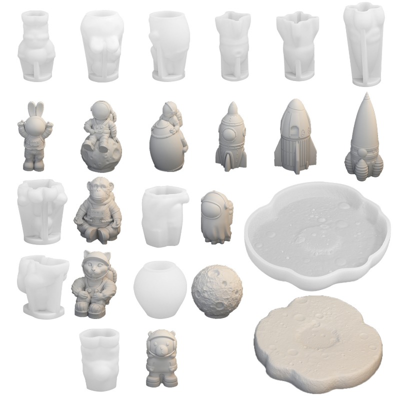 3D Space Astronaut Silicone Ca - Model Kit Cement recensie en prijs