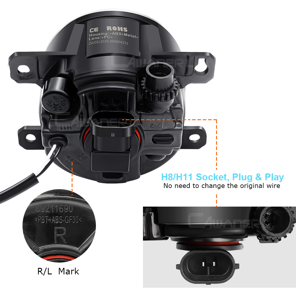 2 Pieces Car H11 LED Fog Light - Model Kit Land Rover recensie en prijs
