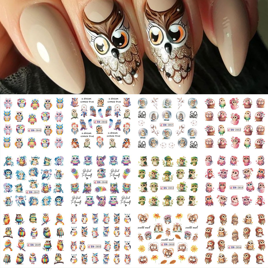 12Design Autumn Animal Nail Ar - Waterslide Decal Paper recensie en prijs