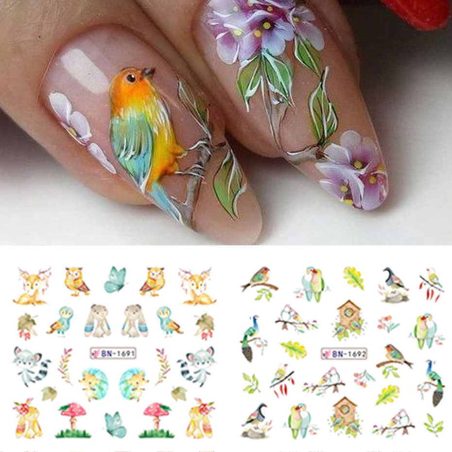 12Design Autumn Animal Nail Ar - Waterslide Decal Paper recensie en prijs