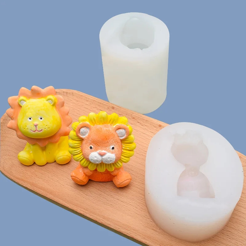 Cute Lion Silicone Candle Mold - Model Kit Cement recensie en prijs