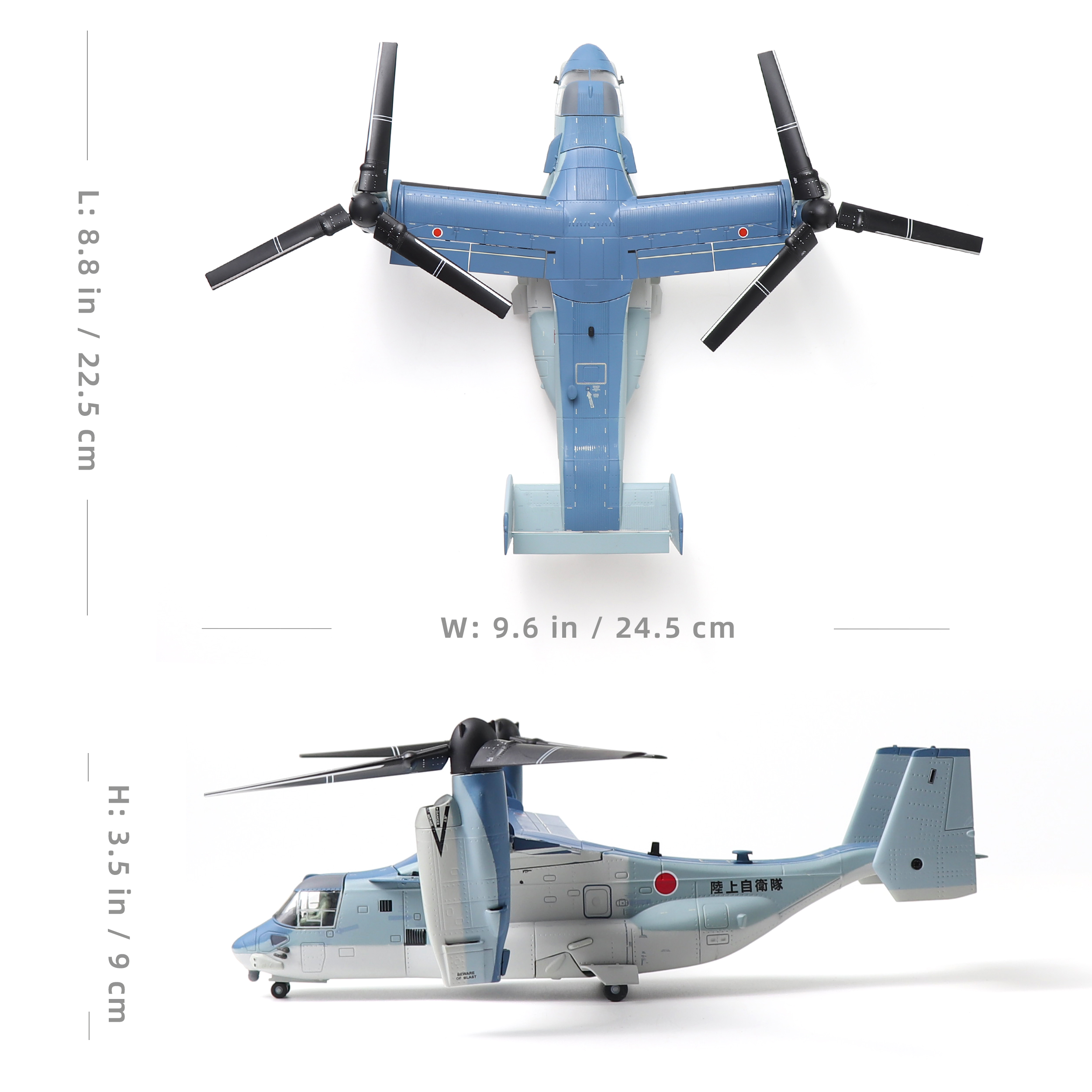 NUOTIE V-22 Osprey 1/72 Scale  - Model Kit Japan recensie en prijs