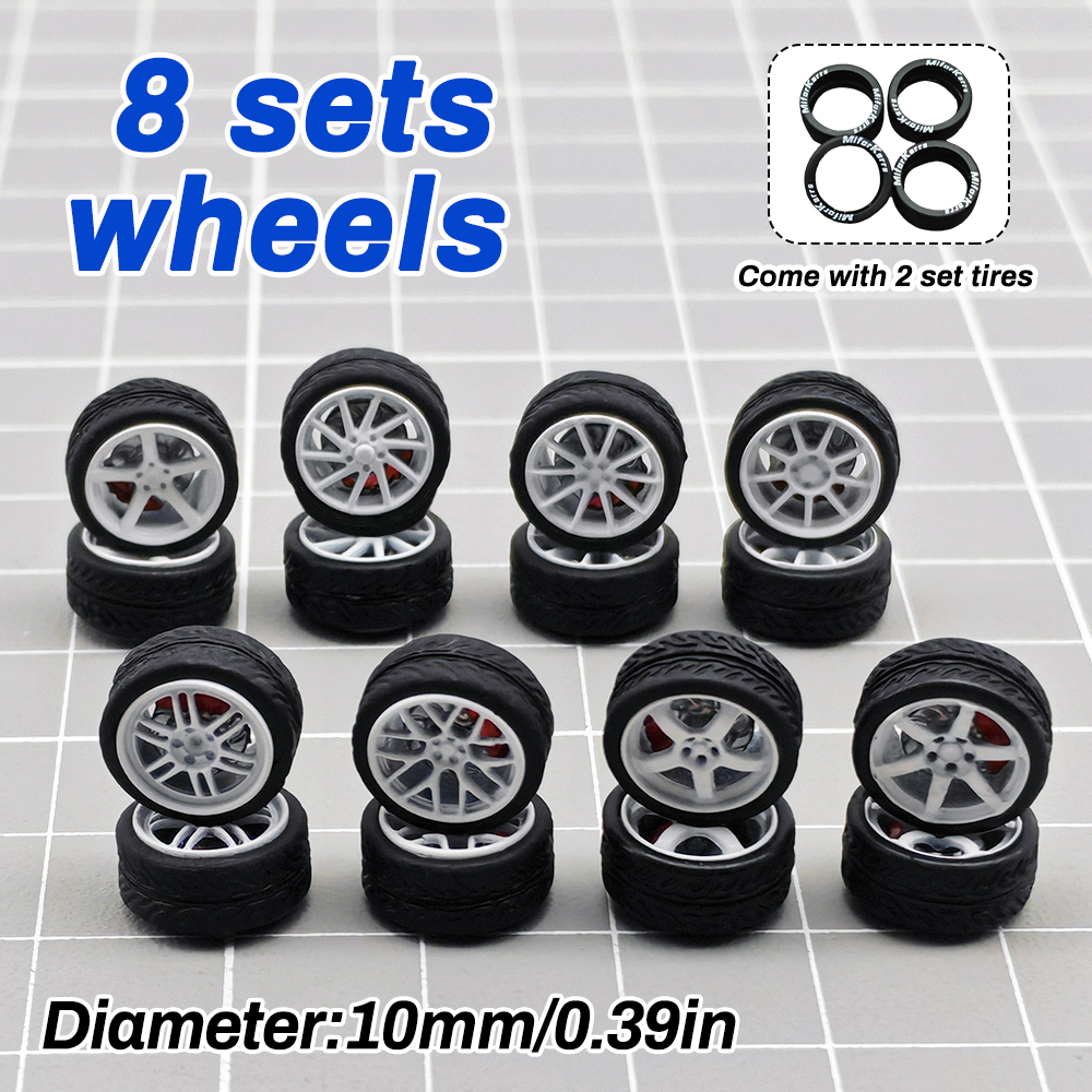 1/64 Model Car Wheels Tires 8  - Model Kit Cars recensie en prijs
