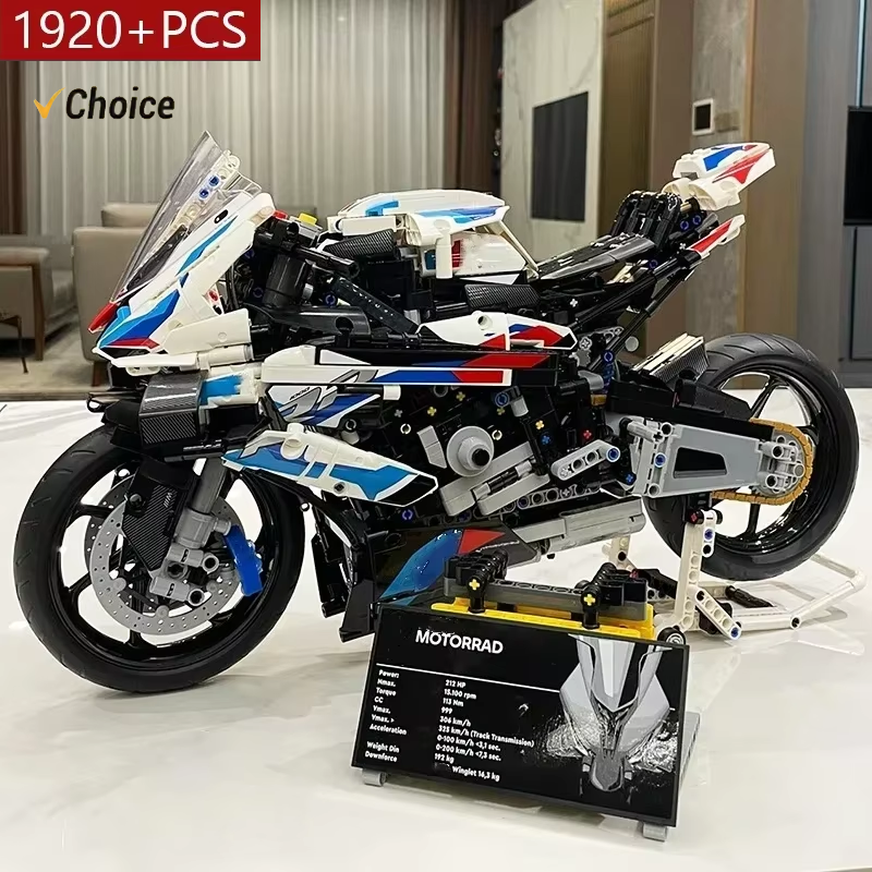 New 1920pcs Car Toy Motorcycle - Model Kit Motor Nuclear recensie en prijs