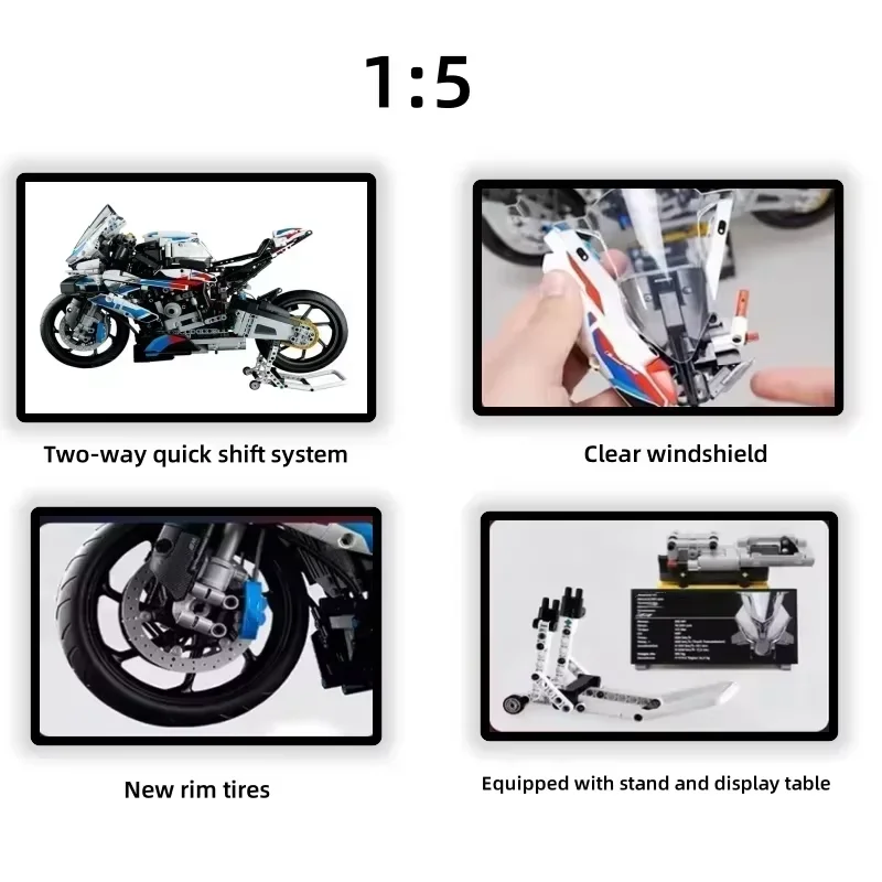 New 1920pcs Car Toy Motorcycle - Model Kit Motor Nuclear recensie en prijs