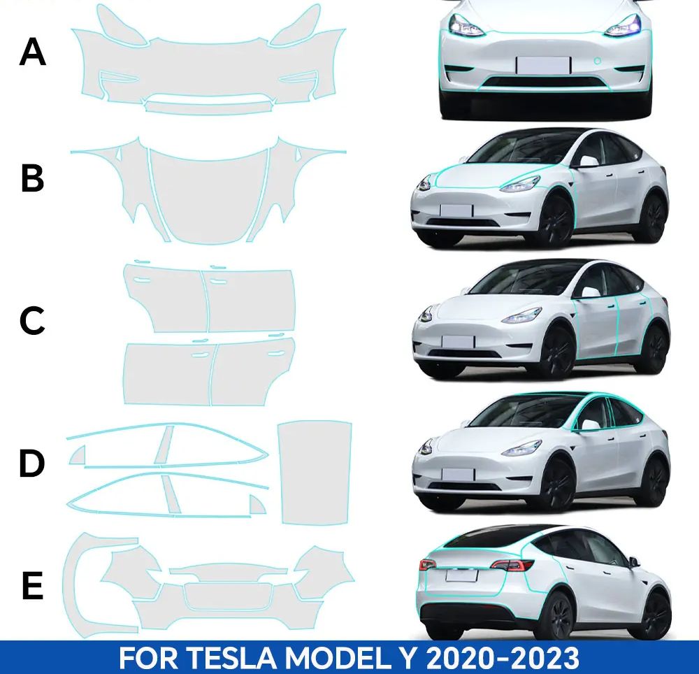 8.5Mil TPU Bumper Pre-cut PPF  - Model Kit Cars recensie en prijs