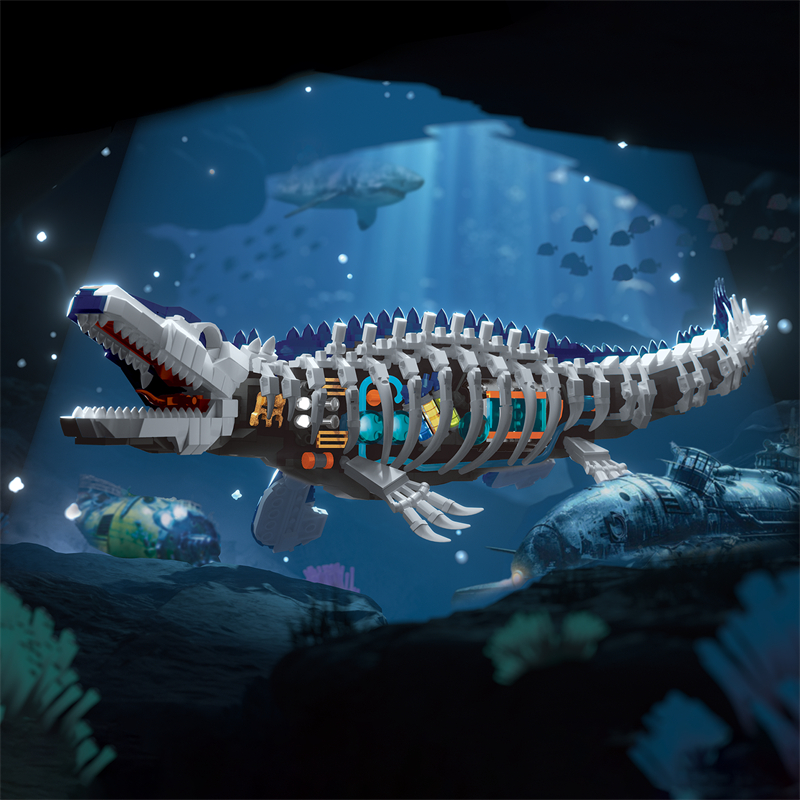 mecha dino Mosasaurus dinosaur - Model Kit Dinosaur Bandai recensie en prijs